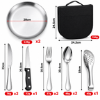Set me servise per kamping (per 2 persona)