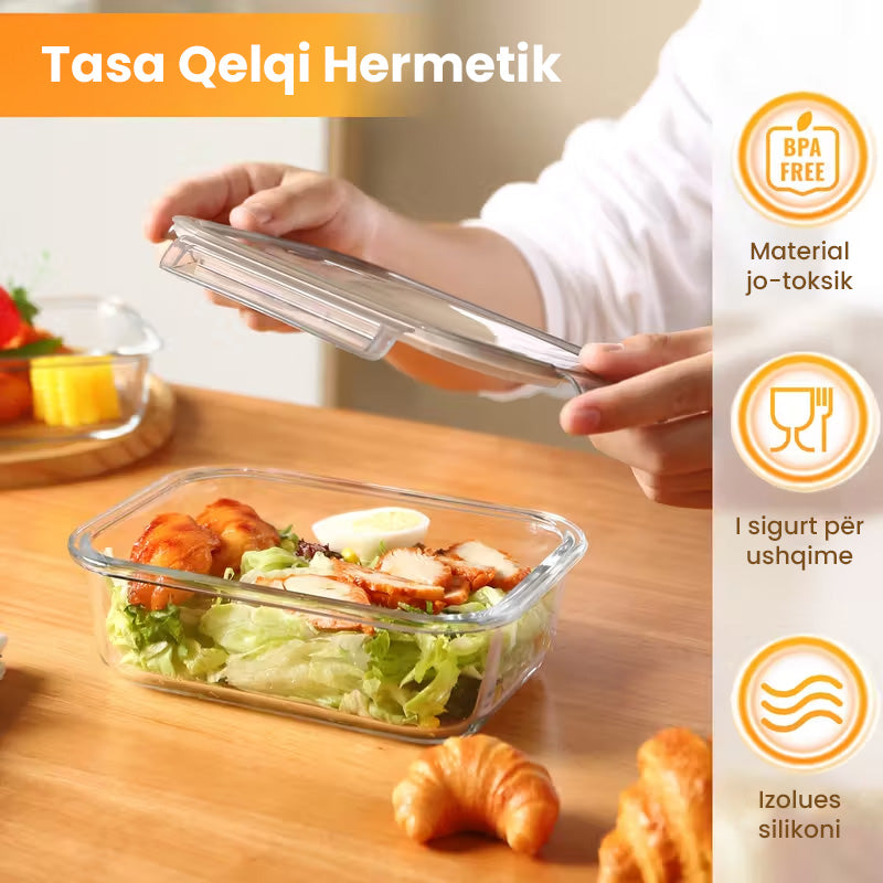 Tasa qelqi me 3 ndarje