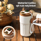 Termus termik me kapak hermetik për kafe