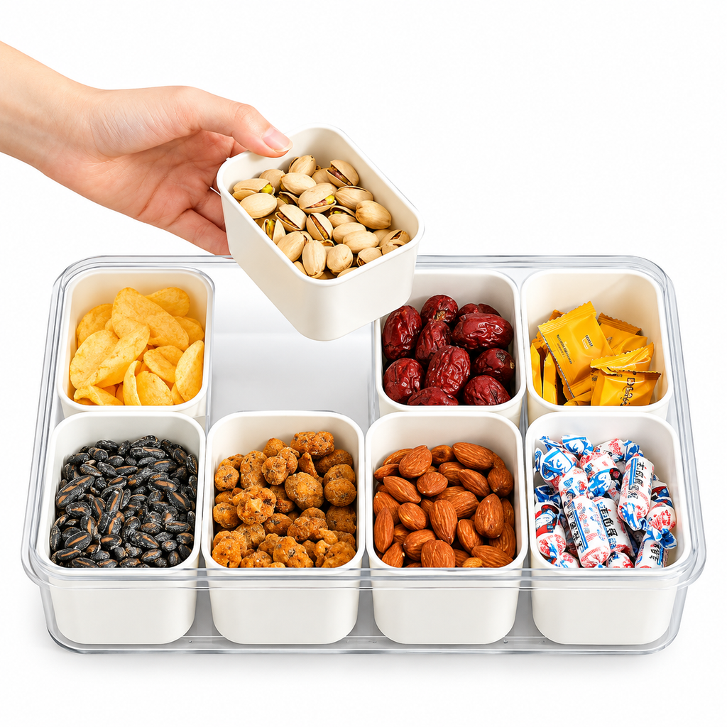 Snack Box me 8 Ndarje dhe Mbyllje Hermetike