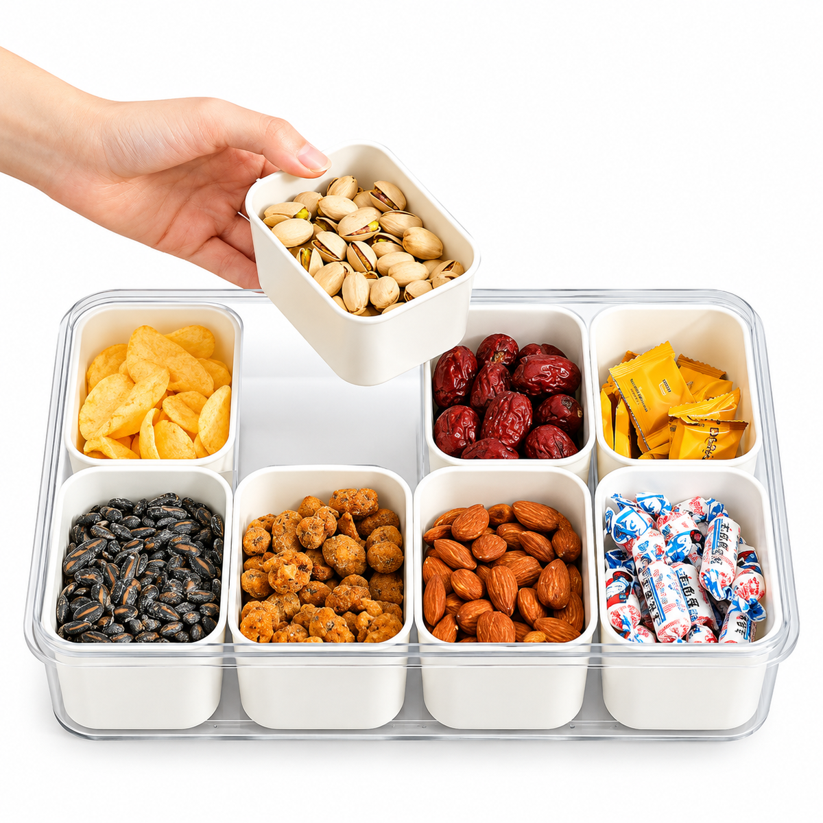 Snack Box me 8 Ndarje dhe Mbyllje Hermetike