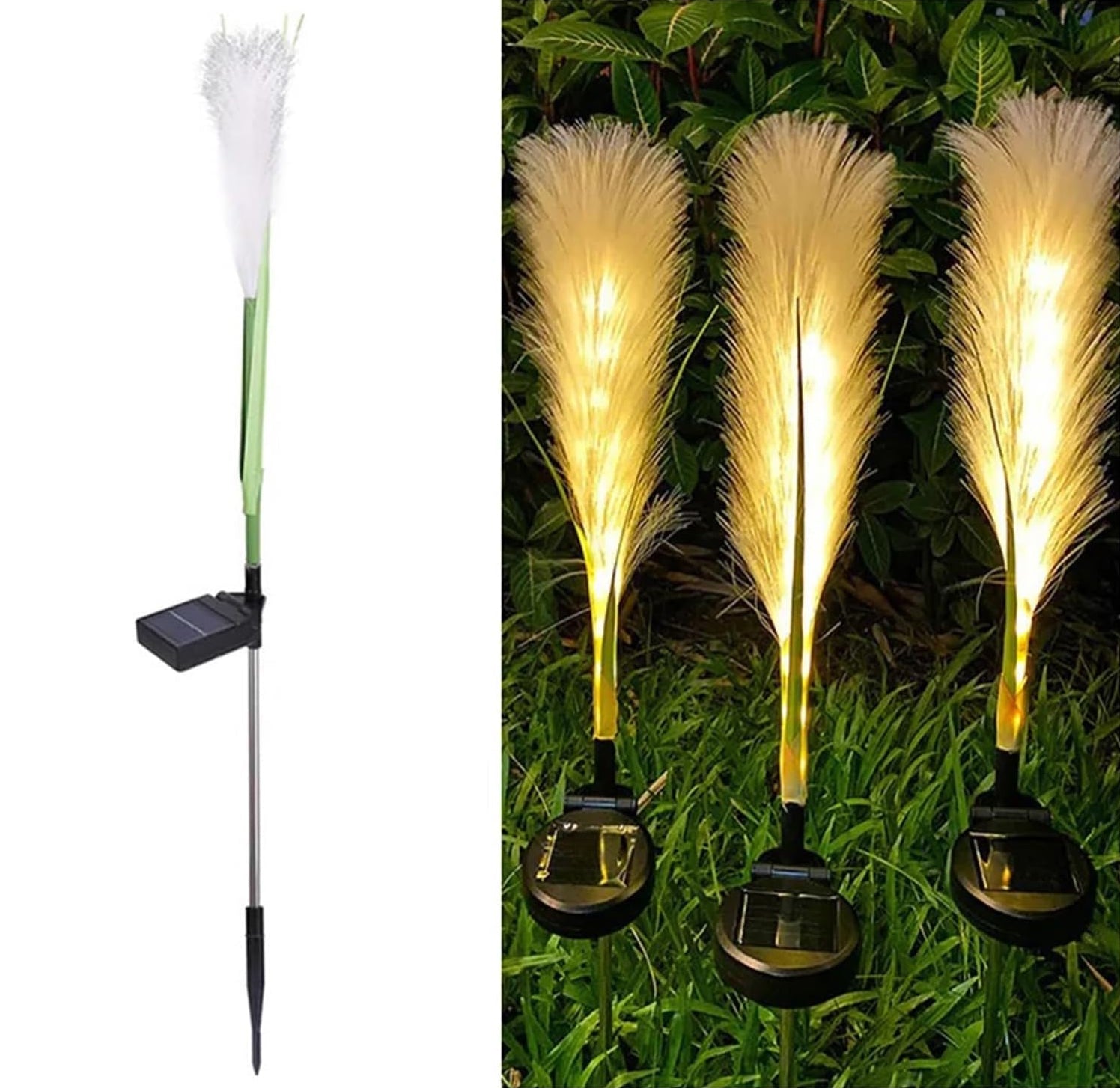 Set ndriçues dekorativ me panel diellor në formë kallami