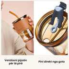 Set me 4 gota qelqi me kapak dhe pipëz