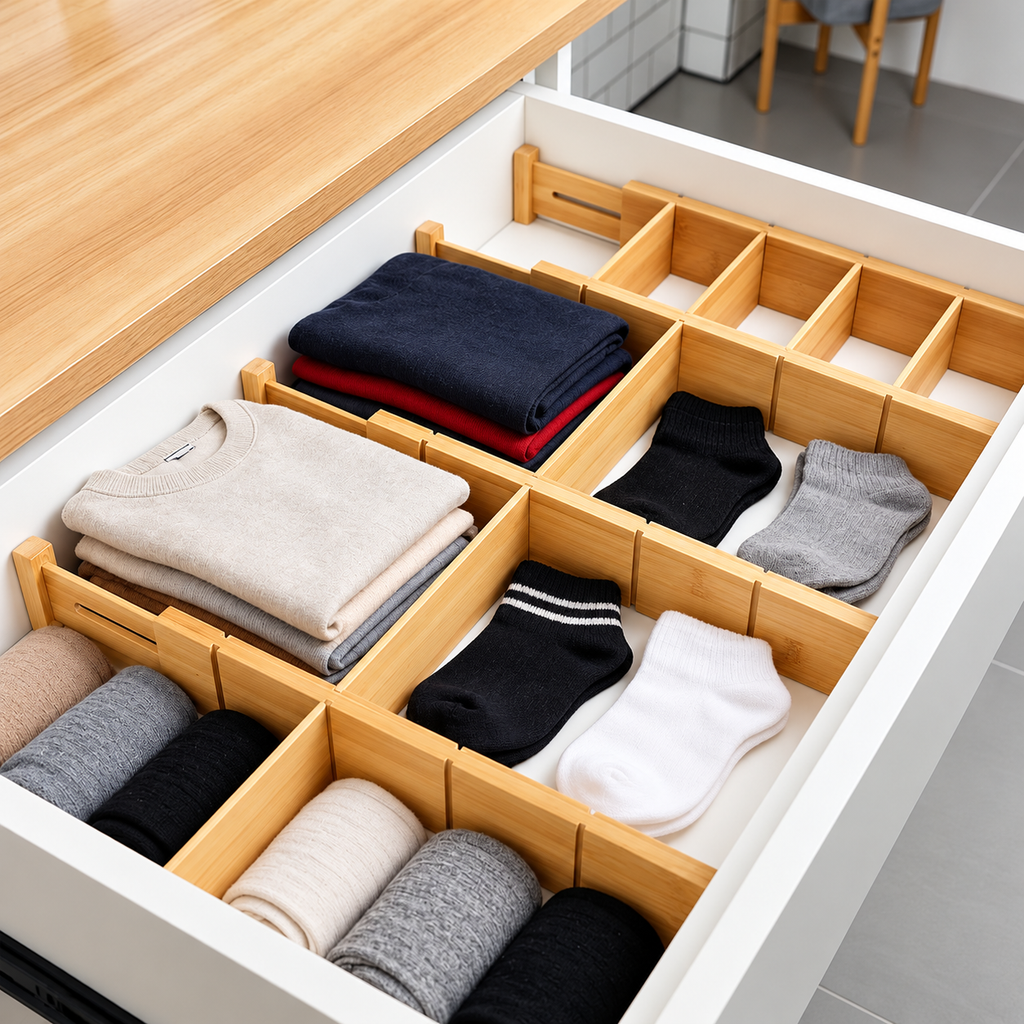 Sistem organizues bamboo per sirtare
