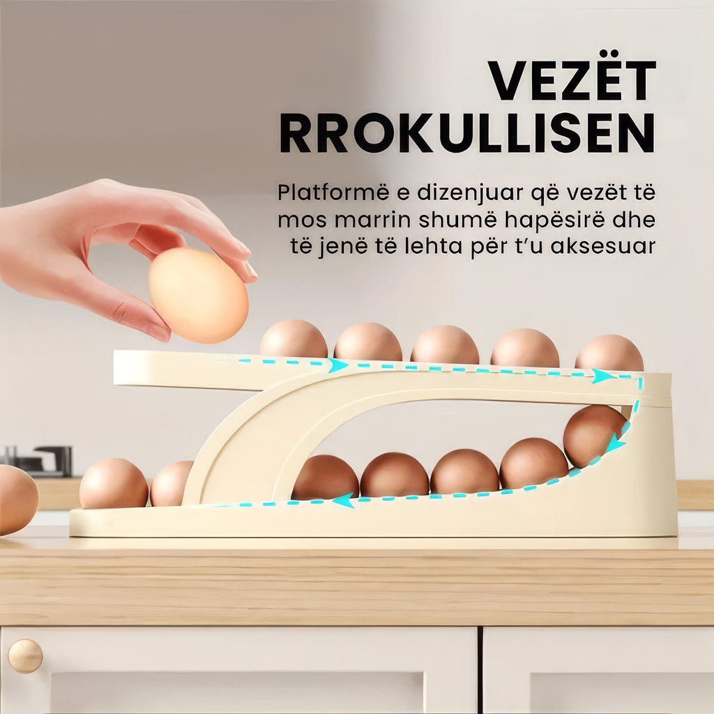 Mbajtëse plastike vezësh për frigorifer