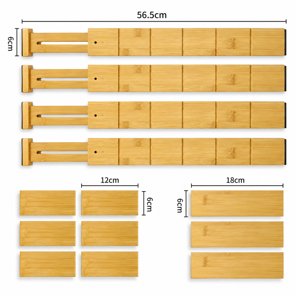 Sistem organizues bamboo per sirtare