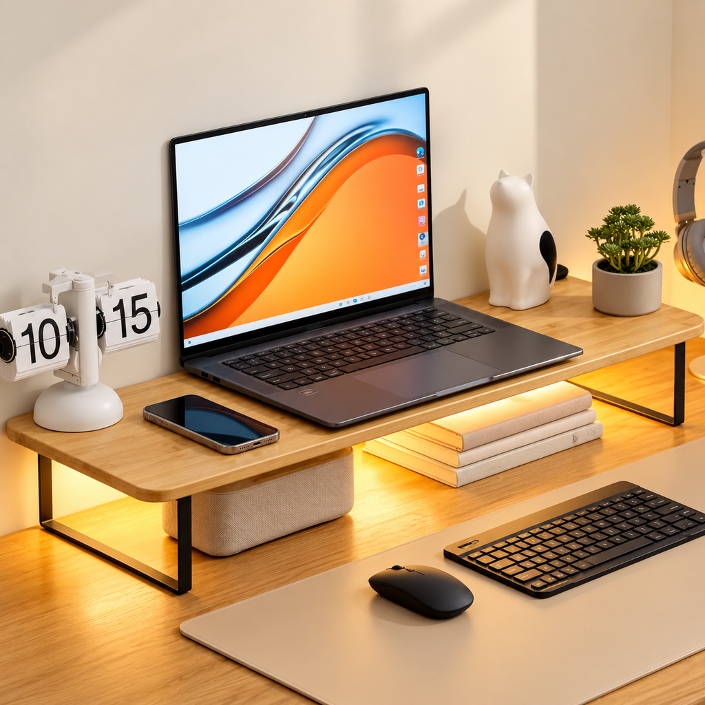 Raft druri për monitor kompjuteri dhe laptop