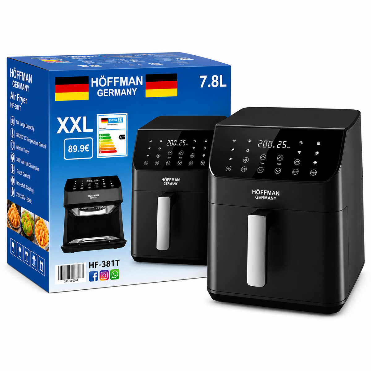 Friteze me ajer Hoffman HF-381T