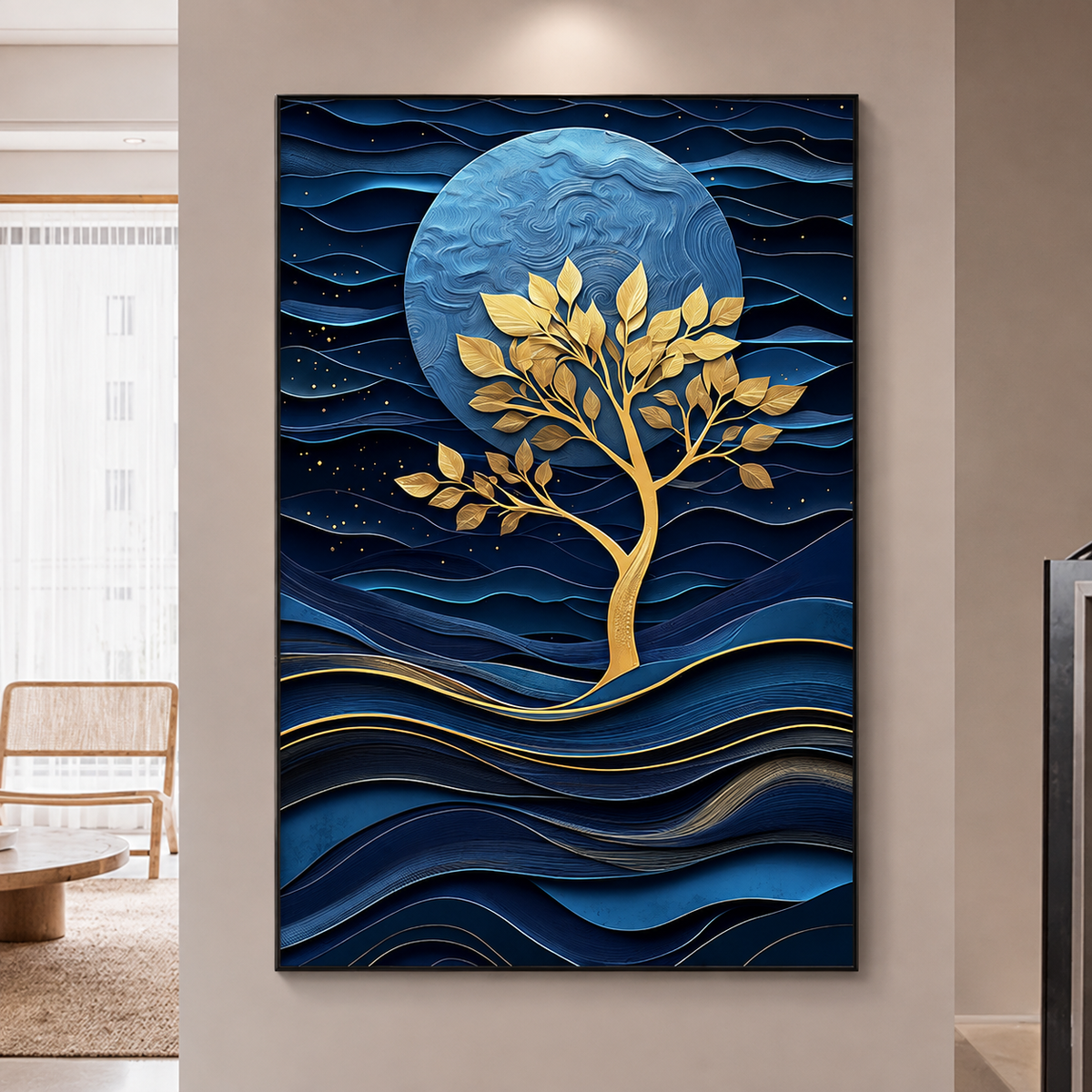 Pikturë Murale Elegante me Përmasa 70 x 140cm