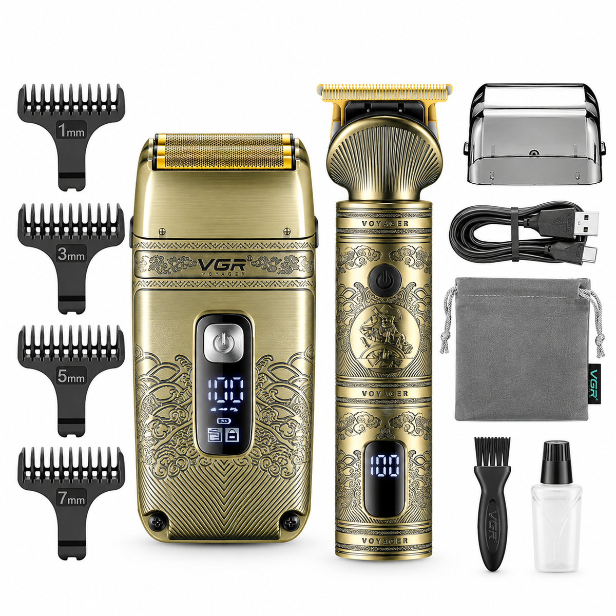 Set Profesional Shaver+Trimmer VGR V-649