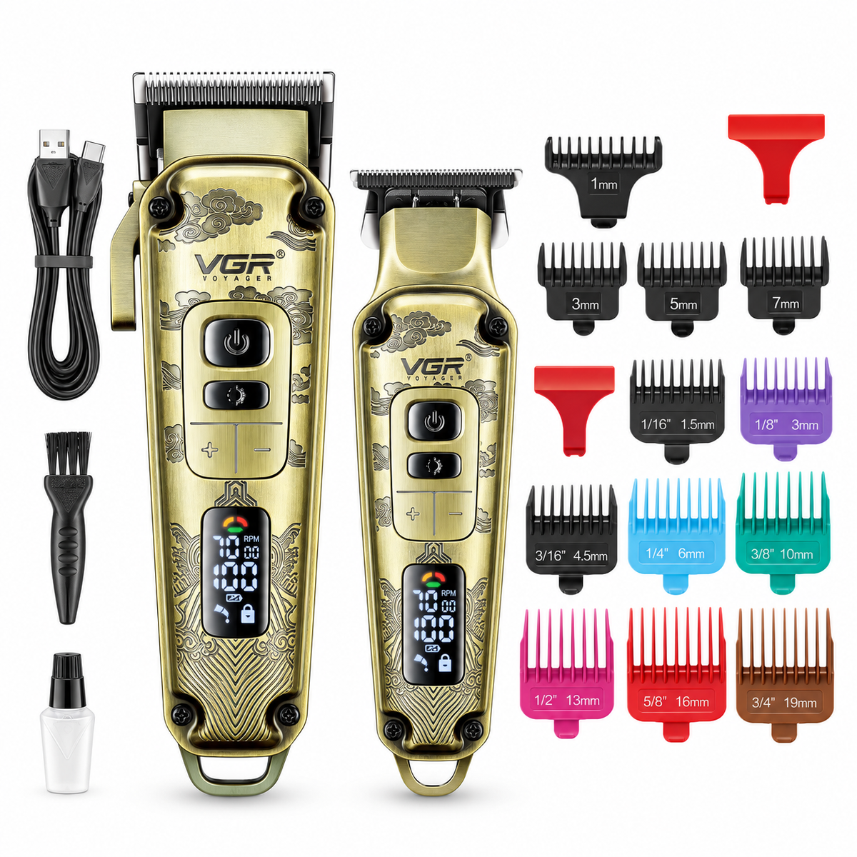 Seti Profesional VGR V-643 (Premium Gold)