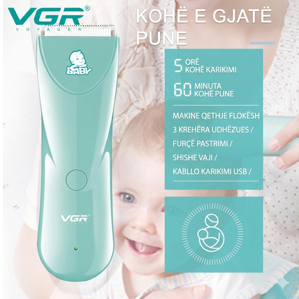 Makinë Qethjeje për Bebe VGR V-150