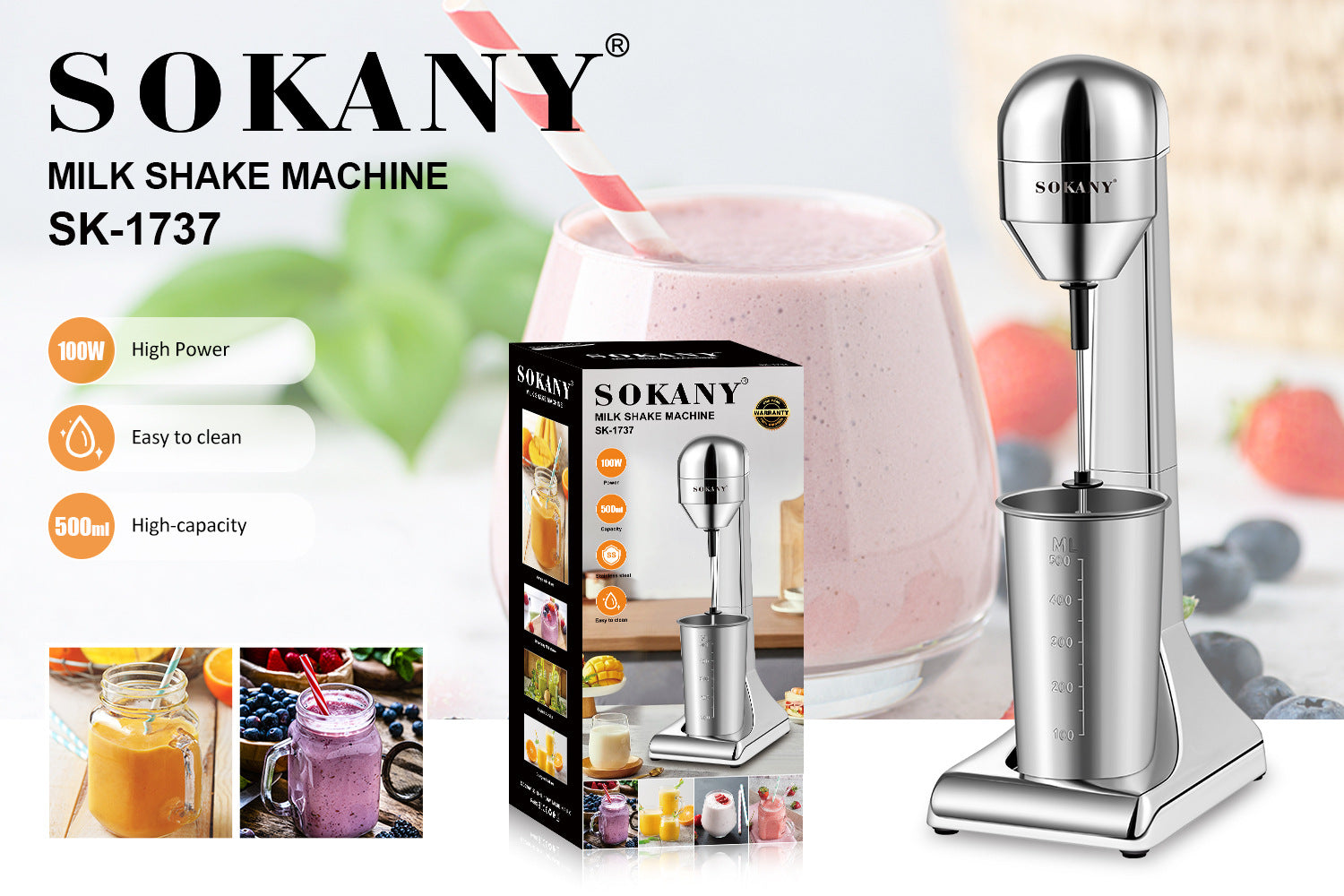Mikser profesional Sokany SK-1737