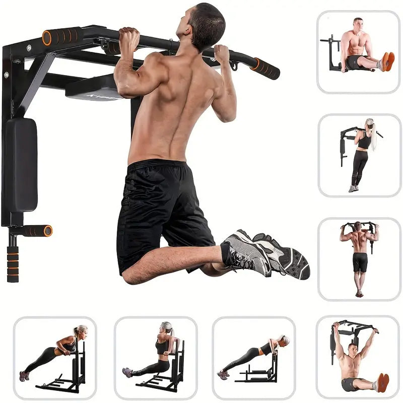 Wall Mounted Pull Up Bar 2në1