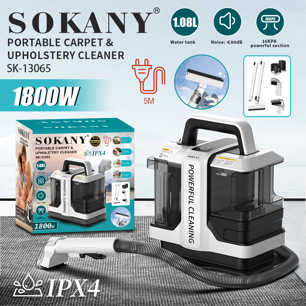 Fshesë Elektrike Portative me Ujë Sokany 1800W