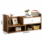 Mini Raft Organizues per Tavolinën "Walnut"
