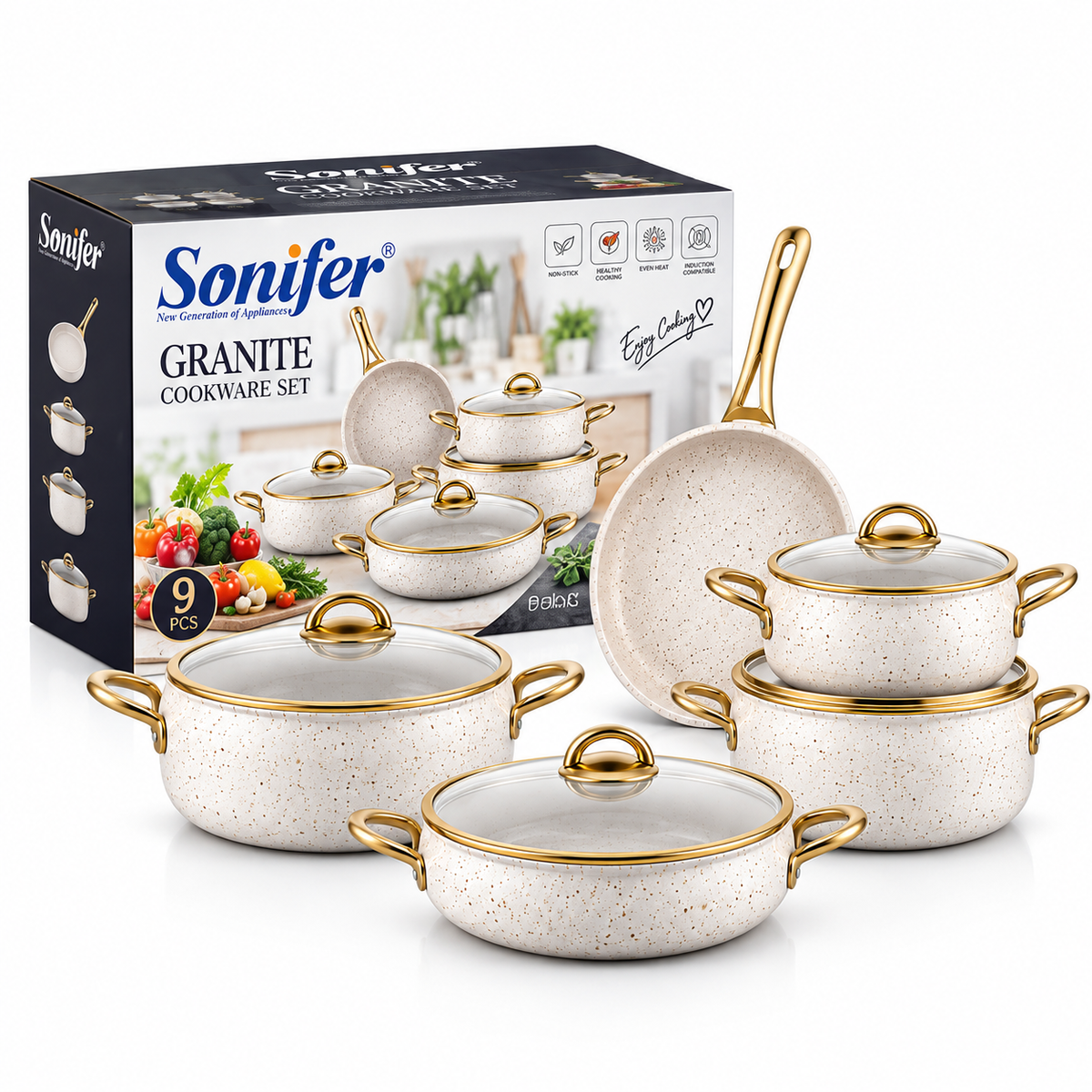 Set 5 ene gatimi alumini Sonifer