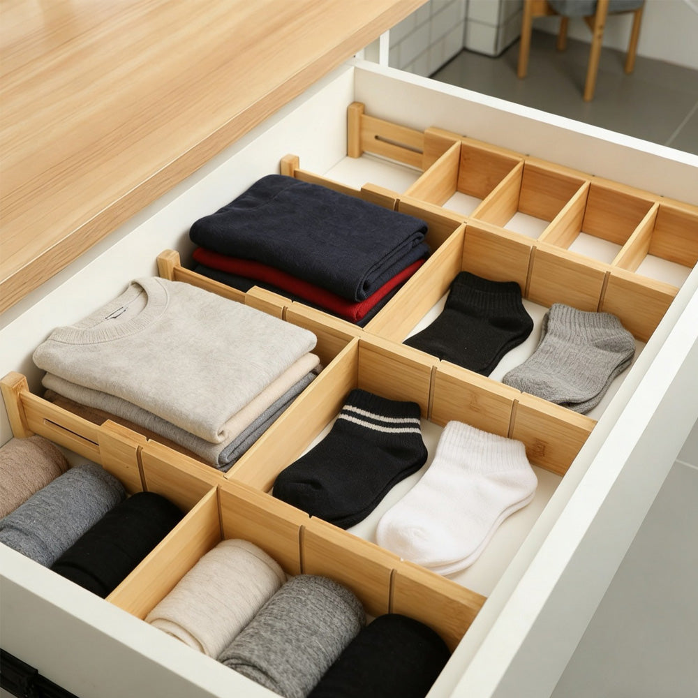 Sistem organizues bamboo per sirtare