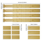 Sistem organizues bamboo per sirtare