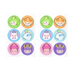 Set sticker kunder mushkonjave (60 sticker)