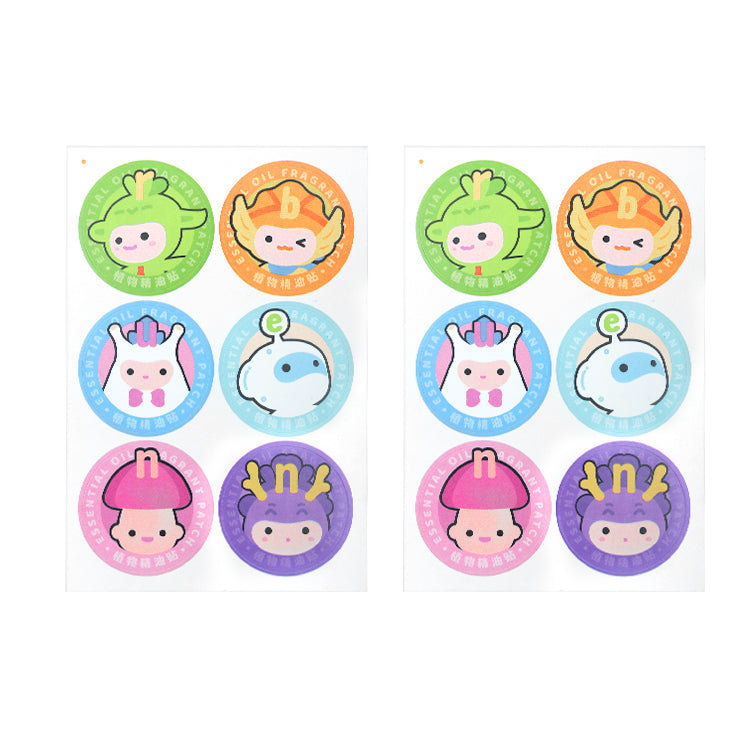 Set sticker kunder mushkonjave (60 sticker)