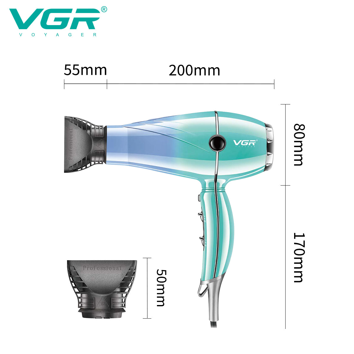 Tharse flokësh VGR V-452