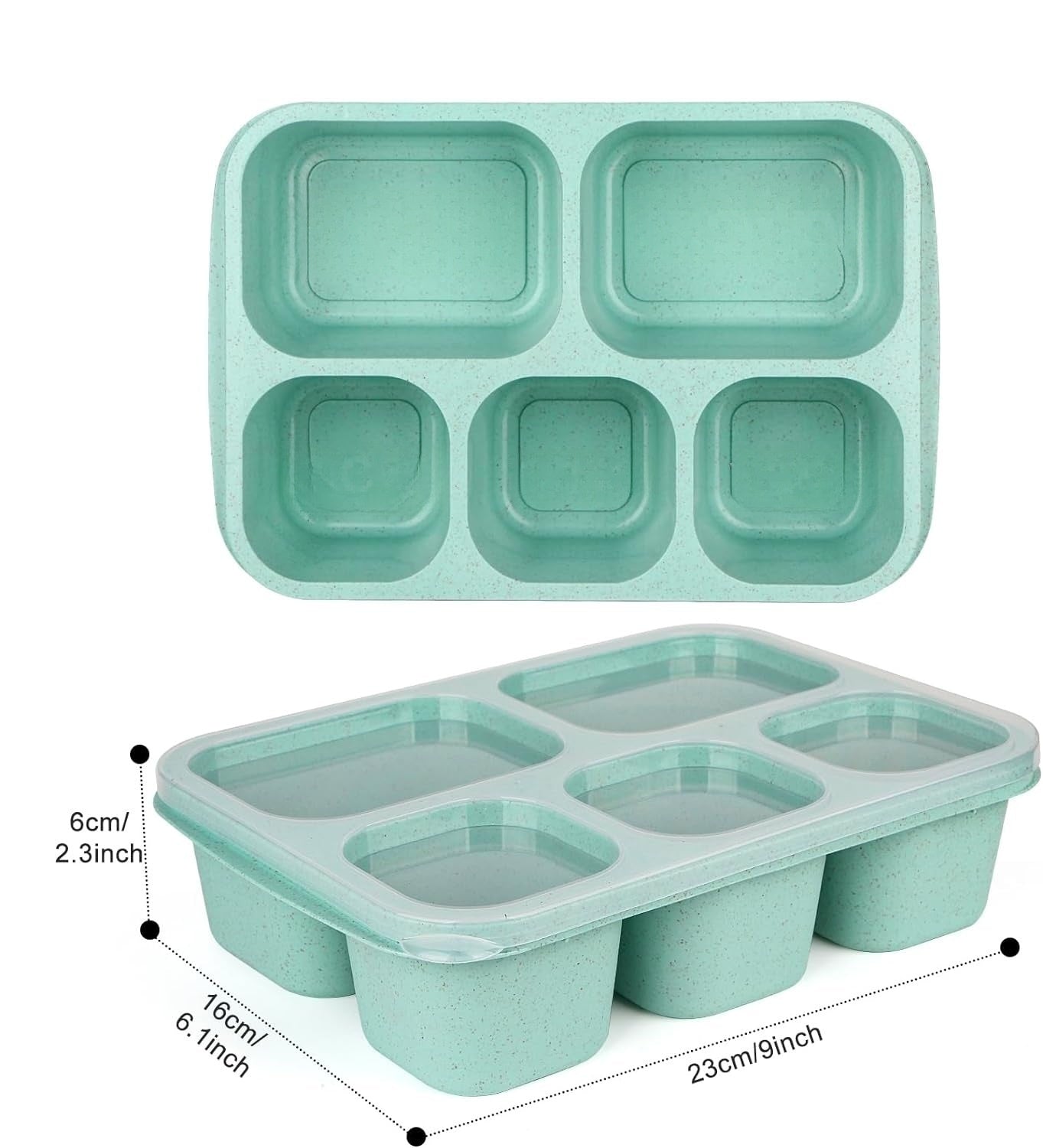Lunch Box me 5 ndarje BPA free