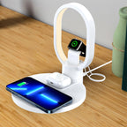 Stacion karikimi wireless me llambë LED