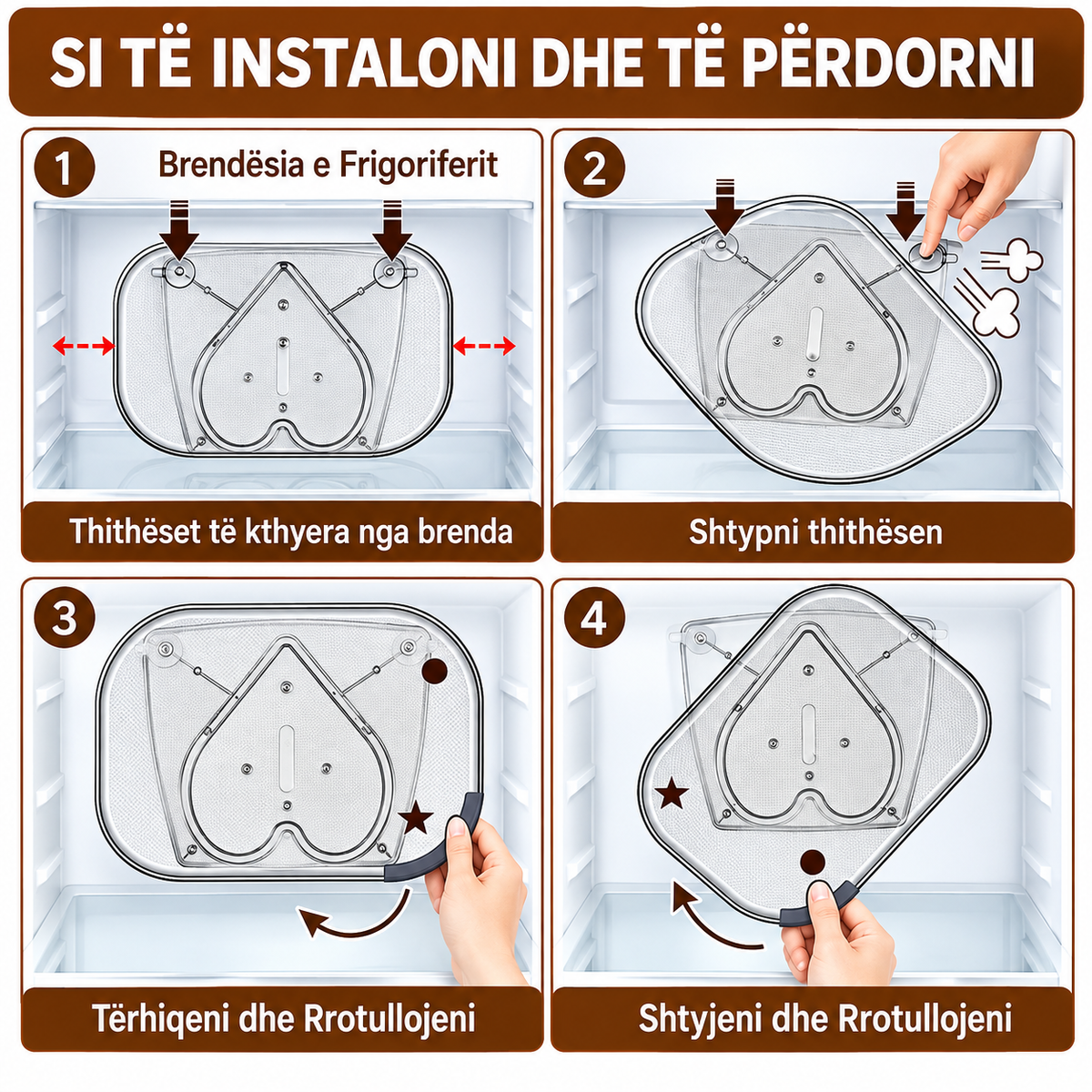 Pjate organizuese me rrotullim
