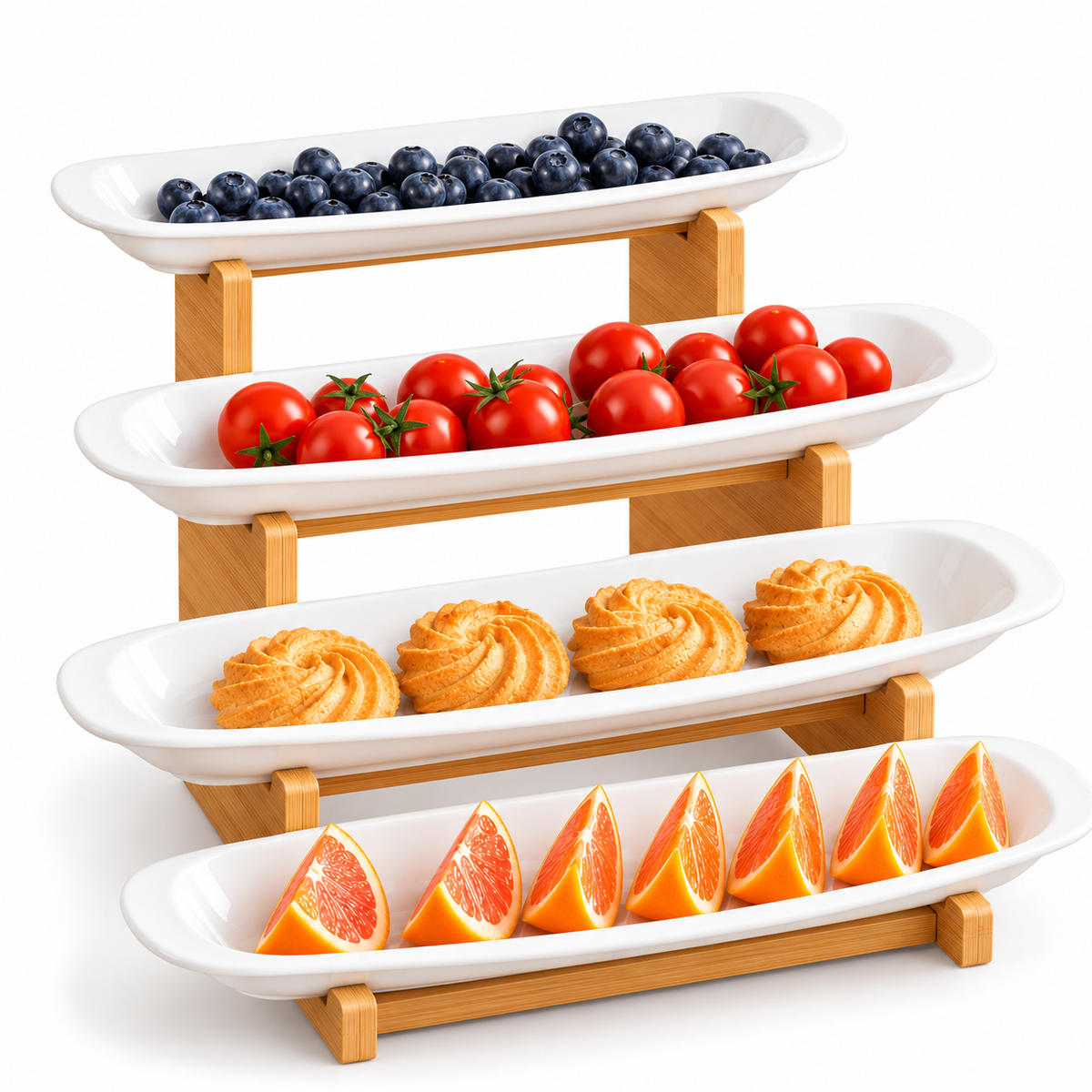 Set Servirje me 2 & 4 Pjata