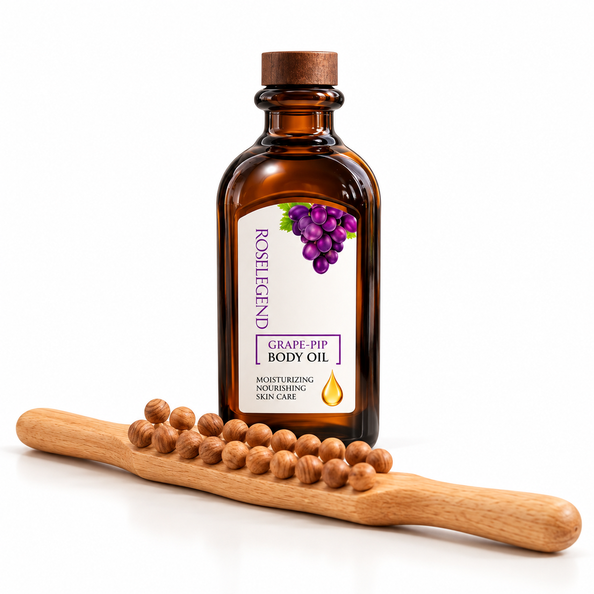 Dru bamboo masazhues + vaj masazhues