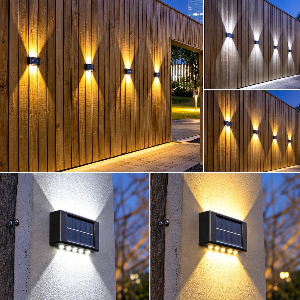 Ndriçues Solar Dekorativ – 10 LED (Set 2 Copë)