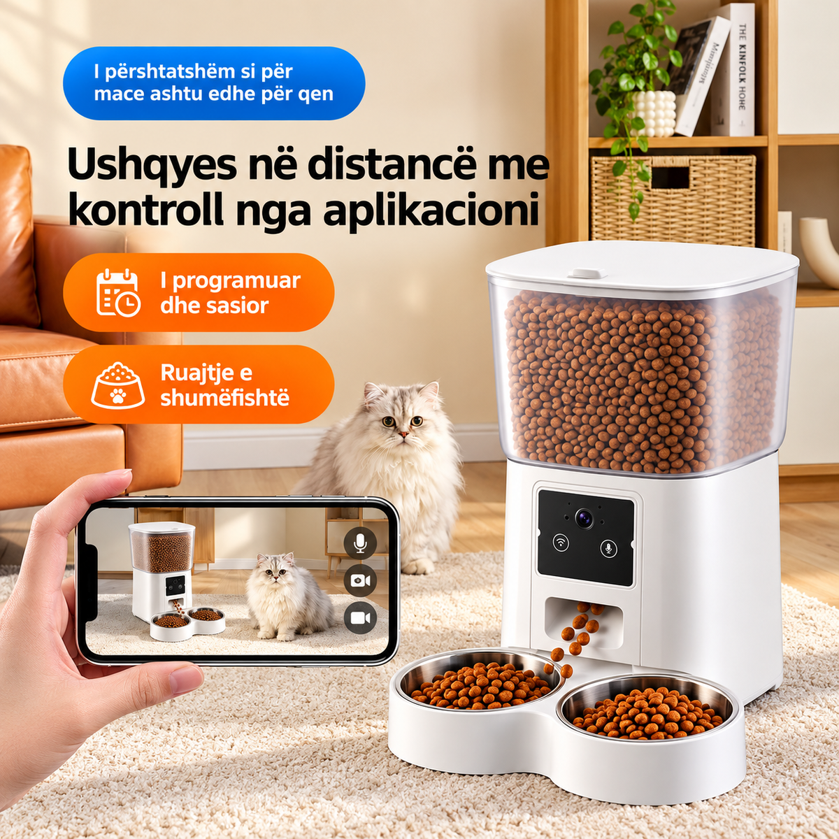 Pajisje Automatike per Ushqimin e kafsheve