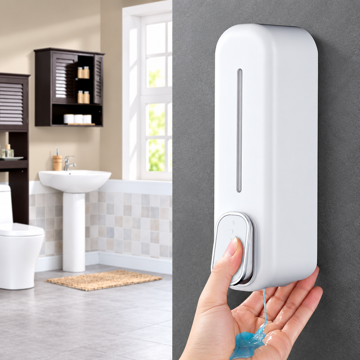 Dispenser sapuni tek
