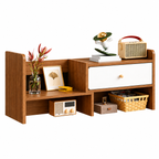 Mini Raft Organizues per Tavolinën "Walnut"