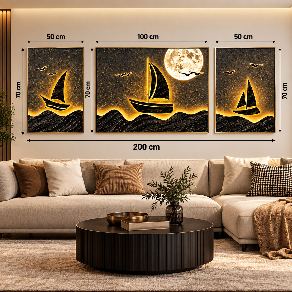 Set me 3 panorama drejtkendore