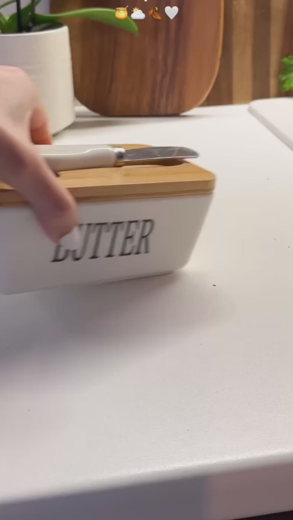 Mbajtëse porcelani për gjalpin