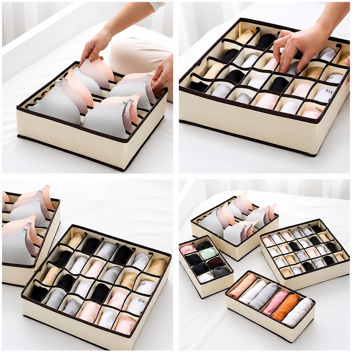 Set organizues me 4 pjese per intimo