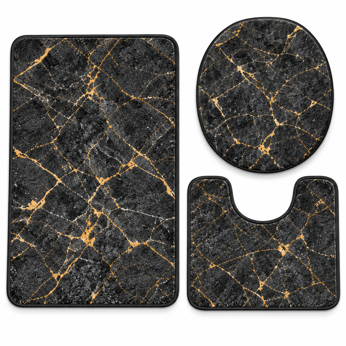 Set me 3 rrugica per tualet 50x80cm