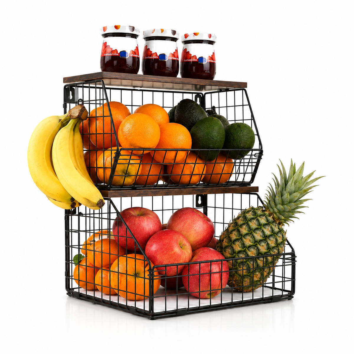 Mbajtëse metalike për frutat