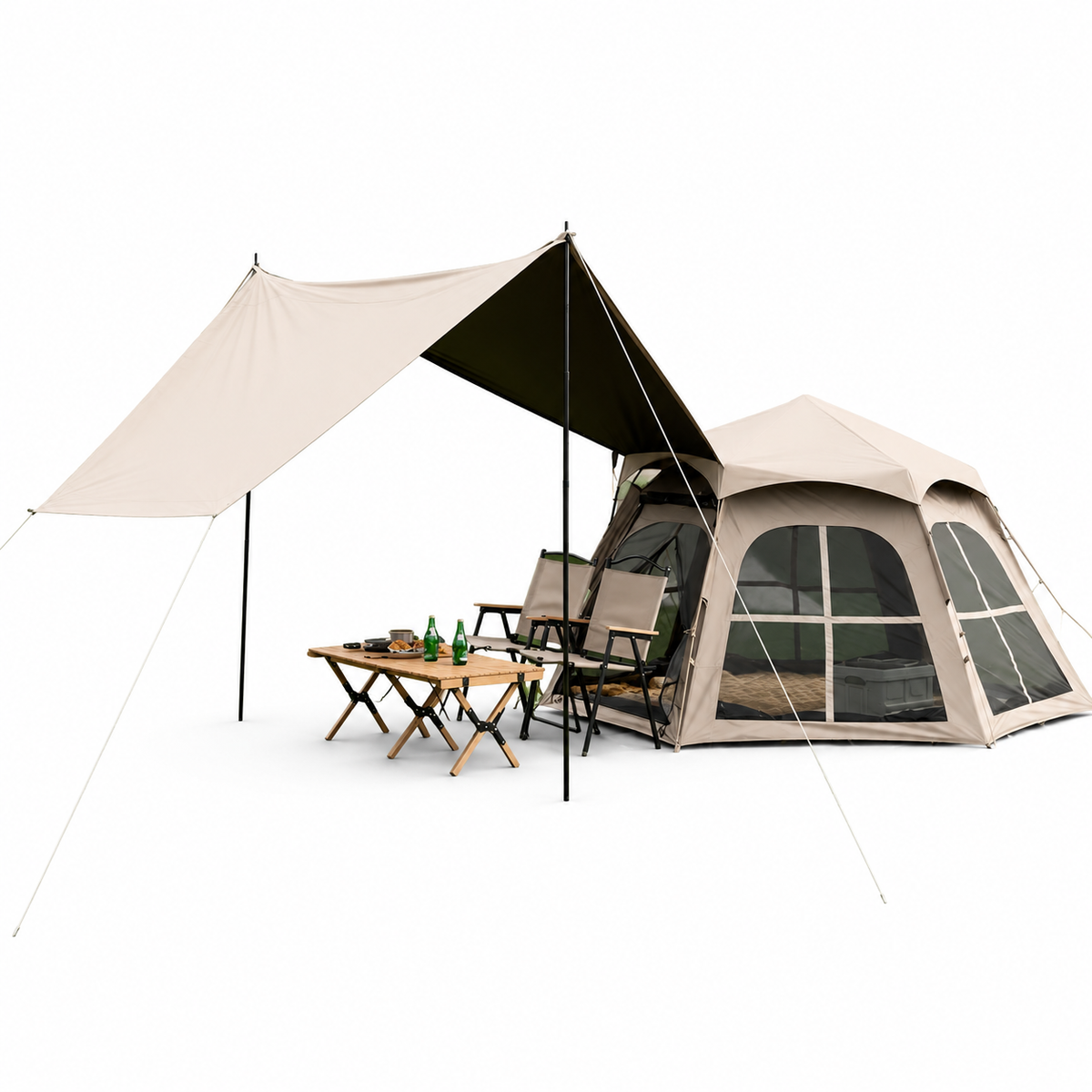 Cader automatike kamping me tende (4-5 persona)