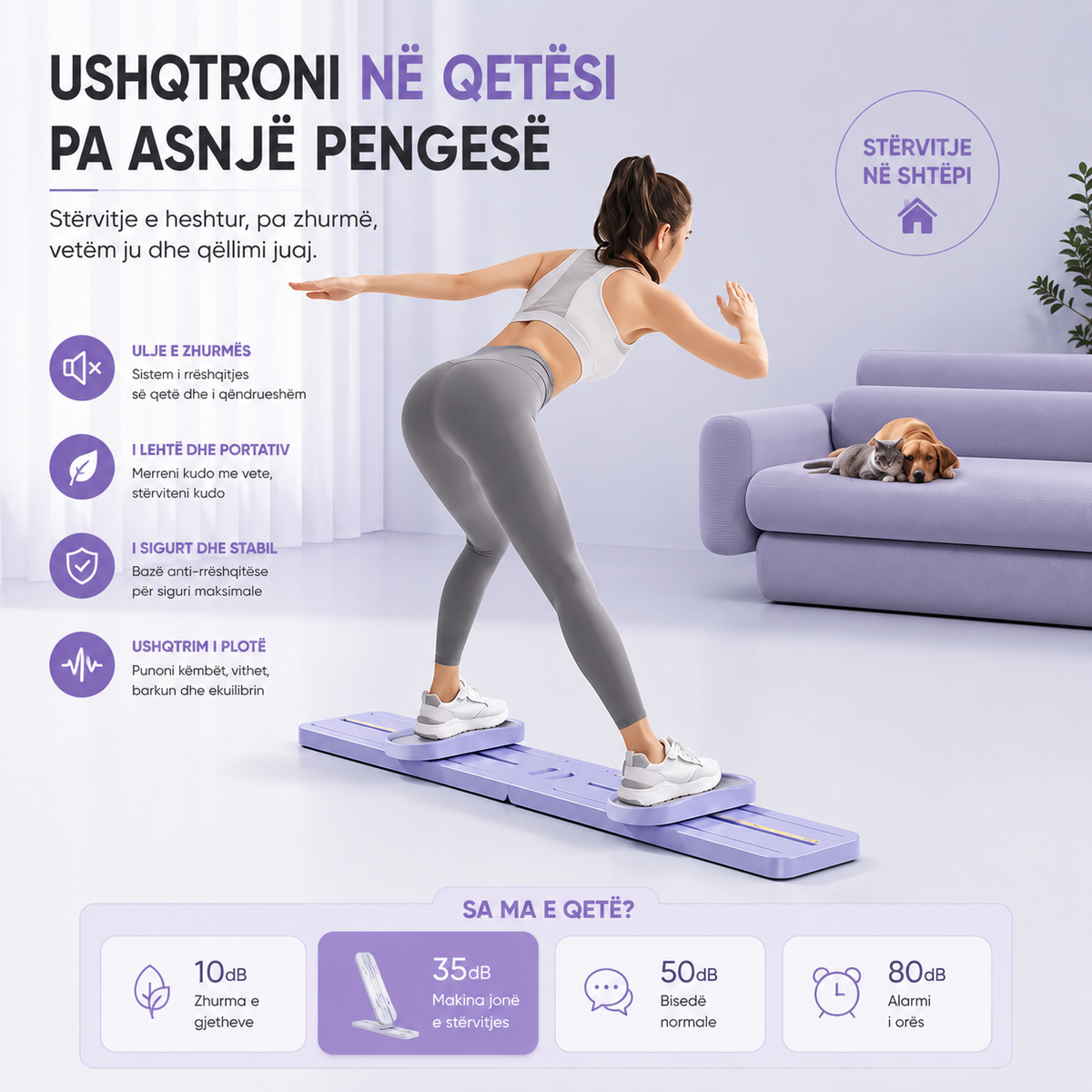 Ski leg trainer