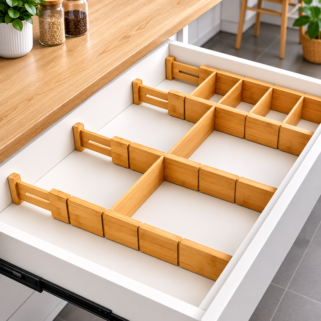 Sistem organizues bamboo per sirtare