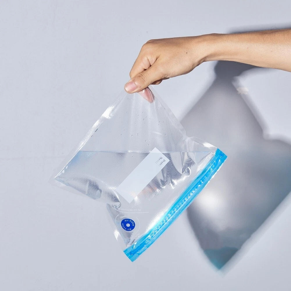 Set qese me vakum për mish dhe pompë manuale
